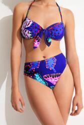 Desigual Bikini Felső, sötétkék, virágmintás, Size XS (591992)