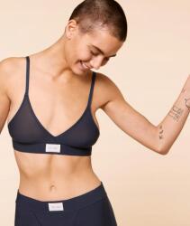 Etam Bralette, csíkos, sötétkék, Size S, viszkóz (557862)