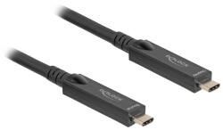 Delock 84258 USB 3.2 Gen 2 (3.1 Gen 2) 15 M USB C Fekete (84258)