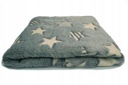 Orient Fashion Sötétben világító plüss, Szürke alapon csillagok 1/2Mb (Plush_świecący Gwiazdy_na_szarym 0,5)