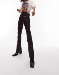  Topshop Egyenes Szárú Bőrutánzat Nadrág (42) (527862)