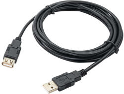 Akyga AK-USB-19 USB kábel USB 2.0 3 M USB A Fekete (AK-USB-19) - compzone
