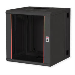 Roline 26.21. 0182 állvány 12U Falra szerelhető állvány Fekete (26.21.0182) - compzone