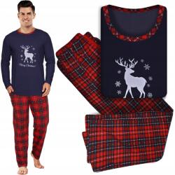 La Penna Lapenna karácsonyi férfi hosszú ujjú pizsama Ajándék (DU.LAP18004 GRA/XXL)