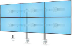 StarTech 6-MONITOR-ARM-A asztali TV konzol 81, 3 cm (32") Fehér (6-MONITOR-ARM-A)