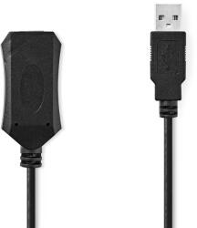 Nedis CCGL60EXTBK50 USB kábel USB 2.0 5 M USB A 0, 48 Gbit/s Fekete (CCGL60EXTBK50)