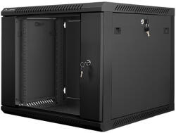 Lanberg WF01-6609-10B állvány 9U Falra szerelhető állvány Fekete (WF01-6609-10B)