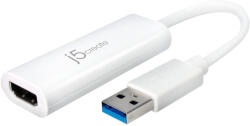 j5create JUA254 video digitalizáló adapter 2048 x 1152 pixelek Fehér (JUA254-N) - compzone