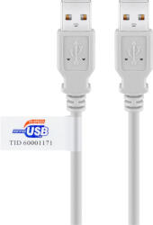 Goobay 50796 USB kábel USB 2.0 2 M USB A Szürke (50796)