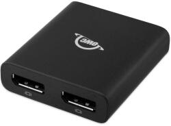 OWC Thunderbolt Dual DisplayPort Adapter video digitalizáló adapter 7680 x 4320 pixelek Fekete (OWCTB3ADP2DPT)