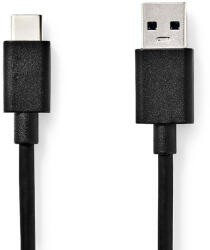 Nedis CCGW61600BK10 USB kábel USB 3.2 Gen 1 (3.1 Gen 1) 1 M USB A USB C Fekete (CCGW61600BK10) - compzone