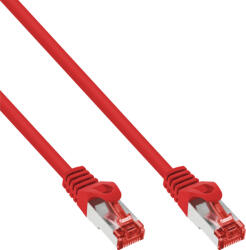InLine 76403R hálózati kábel Vörös 3 M Cat6 S/FTP (S-STP) (76403R)