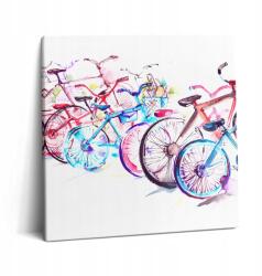 Wallfluent Vászonkép Edzőterembe Kortárs Színes Városi Kerékpárok 60x60 (010030010270000074896)