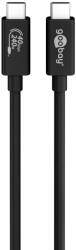 Goobay 61716 USB kábel USB4 Gen 3x2 0, 7 M USB C 40 Gbit/s 240 W Fekete (61716)