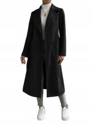 Shein Kabát Sötétszürke Tavasz Ősz Térdig Érő 40 L__L