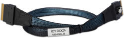 Icy Dock MB406L-B sorosan kapcsolt SCSi (SAS) kábel 0, 5 M Fekete (MB406L-B)