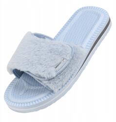 Kubota Női Szőrme Flip-flop Papucs 39 Kék Kubota Tépőzáras Otthoni Szőrme Papucs 39 (K24AW-100-001-13-1-039)