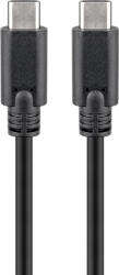 Goobay 66508 USB kábel USB 3.2 Gen 1 (3.1 Gen 1) 2 M USB C 5 Gbit/s Fekete (66508)