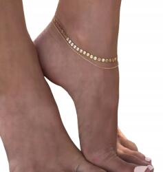  Bokalánc 2 az 1-ben, arany érme, szív, boho stílusú, rozsdamentes acél (Bomevarica7891537)