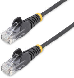 StarTech N6PAT100CMBKS hálózati kábel Fekete 1 M Cat6 U/UTP (UTP) (N6PAT100CMBKS) - compzone