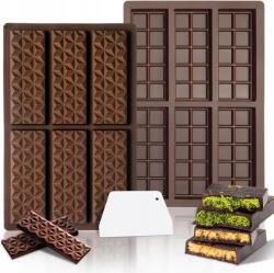Csokoládé öntőforma Dubai Csokoládé Formák Szett 2 db-os (FOREMKI DO DUBAJSKIEJ CZEKOLADY ZESATW 2 ELEM)