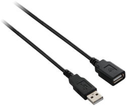 V7 V7E2USB2EXT-1.8M USB 2.0 1, 8 M USB A Fekete (V7E2USB2EXT-1.8M)