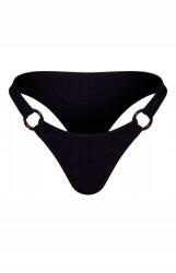 Prettylittlething Fekete Bikinialsó Texturált Fürdőruha Prettylittlething 40