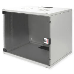 Roline 26.21. 0017 állvány 9U Falra szerelhető állvány Szürke (26.21.0017) - compzone