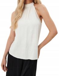 Mohito EC26218 Texturált Felső Ekrü Színben, Nyakban Megkötős, XL