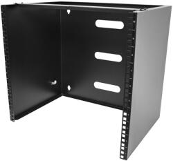StarTech RACK-10U-14-BRACKET állvány Falra szerelhető állvány Fekete (RACK-10U-14-BRACKET)
