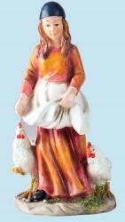 Włoska Nő tyúkokkal a betlehemhez, 15cm magas figurákhoz (C3293/10)