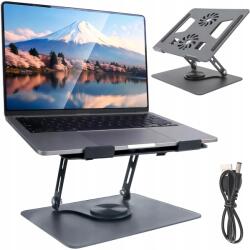Alogy Laptop Állvány Ergonomikus Összecsukható Laptop Asztal Munkavédelmi Kompatibilis (Podstawka pod laptopa Obrotowa Regulowana)