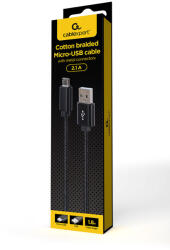 Gembird CCDB-MUSB2B-AMBM-6 USB 2.0 1, 8 M USB A Micro-USB B Fekete (CCDB-MUSB2B-AMBM-6)