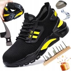  Férfi Légáteresztő Védő Sport Munka Cipő Láborítóval 42- Méret (HLTShop-gzx01)