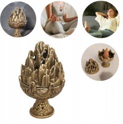 Deni Carte Füstölőtartó Fém Sárgaréz Toboz Füstölő Gyanta (11396)