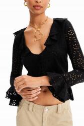 Desigual Fekete Aszimmetrikus Felső (XL) (591581)
