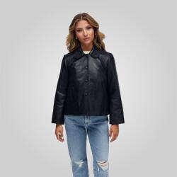  Marley elegáns női bőrkabát, L-es