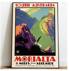  Poszter Australia Morialta Vintage Utazások A3 (Plakat Podróżniczy Podróże Vintage)
