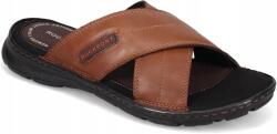 Rockport Férfi flip-flop papucs Rockport Darwyn Xband Slide Bőr Barna 44.5 méret (191596502761)