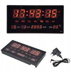  Nagy Falióra Elektronikus Digitális Led Csendes Hőmérséklet 27CM (3115210291211)