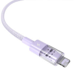 Baseus Gem USB to IP 2.4A fast charging cable 2 m Purple (P10373003511-01)