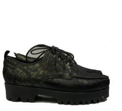 Ash Newton Cipő, Size 38, metálos, természetes bőr, platform sarok (382590)