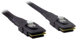 Inter-Tech 88885238 sorosan kapcsolt SCSi (SAS) kábel 0, 5 M Fekete (88885238)