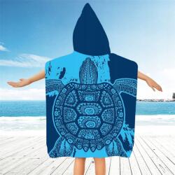 Cotton world Gyerek poncsó Indigo kék 60x90 cm (PD-100-G-9)