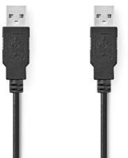 Nedis CCGL60000BK10 USB kábel USB 2.0 1 M USB A Fekete (CCGL60000BK10)