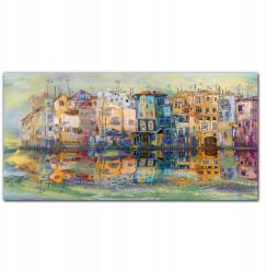 Coloray Vászonkép keretben Város víz 100x50 cm (010030010010000018739)