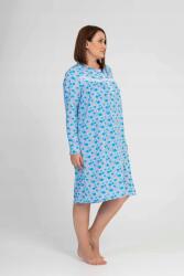Vienetta Női hosszú ujjú hálóing Plus Size 201563008 Vienetta 2XL kék