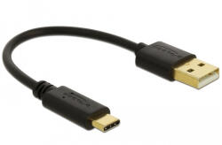 Delock 80954 USB kábel 0, 15 M USB A USB C Fekete (80954)