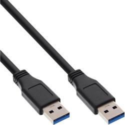 InLine 35220 USB kábel USB 3.2 Gen 1 (3.1 Gen 1) 2 M USB A 5 Gbit/s Fekete (35220)