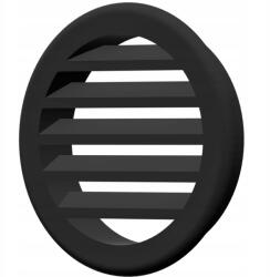 P4U Szellőzőrács Bútorhoz FI44MM Fekete Szimpla Klasszikus Minta (HOM000022-B)